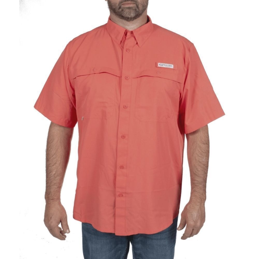 Realtree Fishing Short Sleeve Button Down Shirt Medium